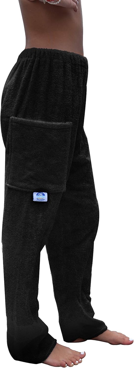 Co Towel Pants for Swimmers Black