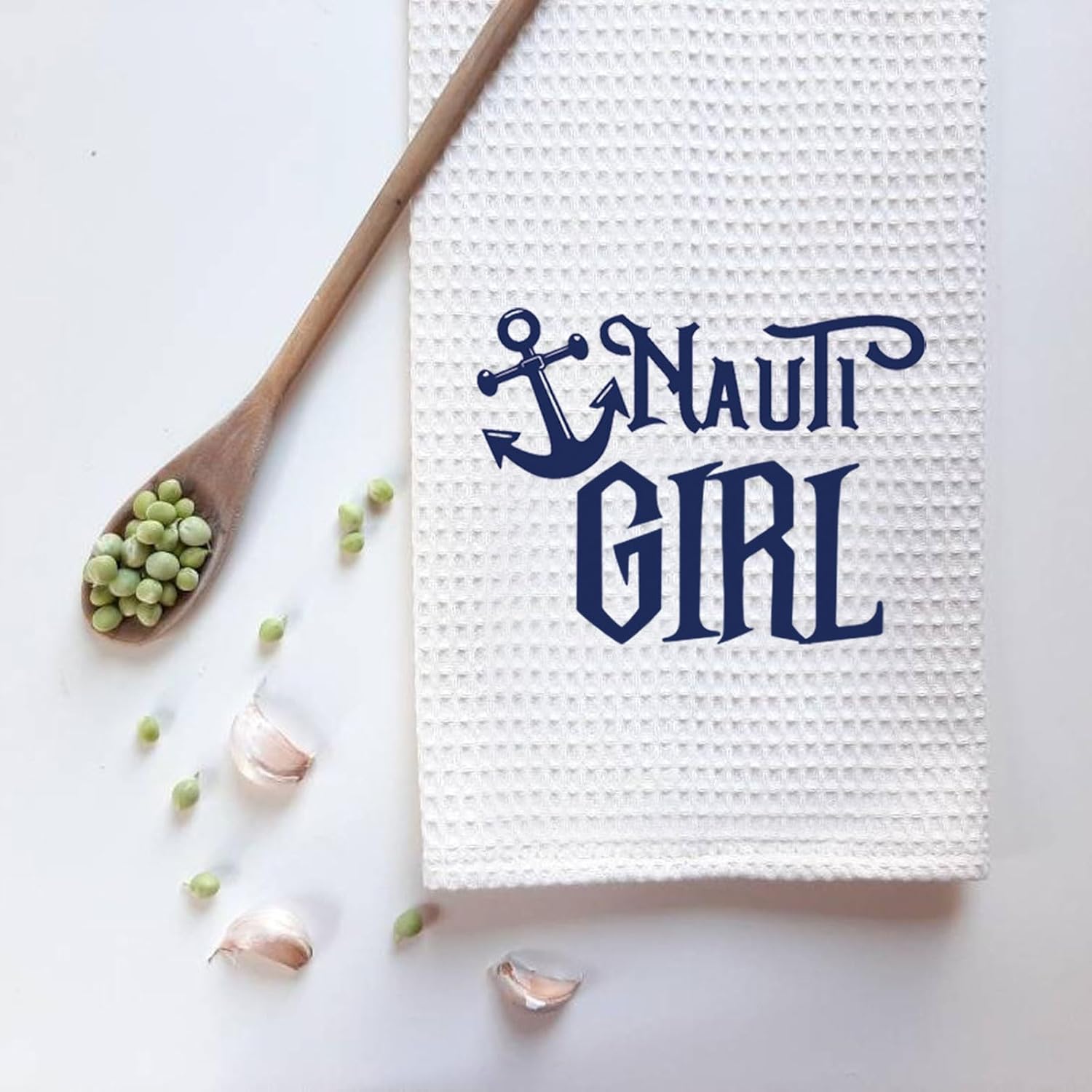 ZJXHPO Nauti Grl Beach Kitchen Towel