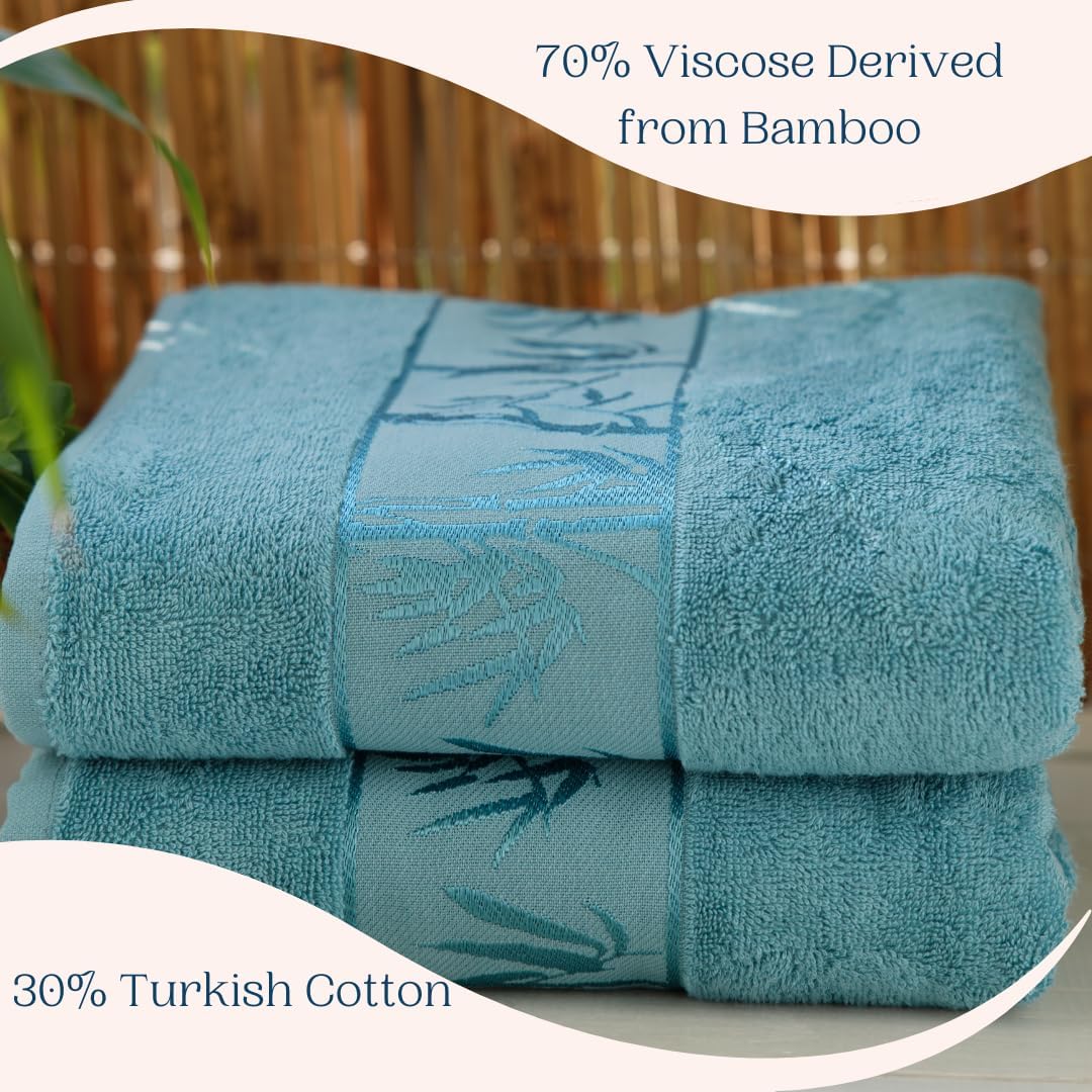 Set of 2 Luxury Super Soft Bath Towels 1