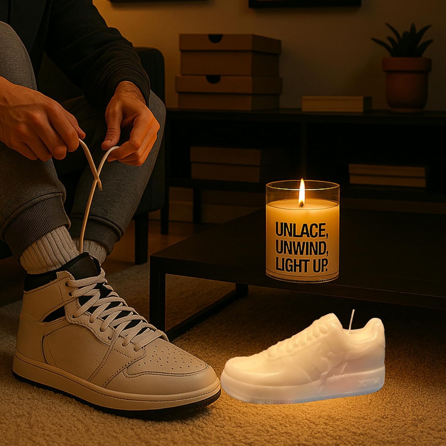 Sneaker Candle with Gift Box - Air WAX