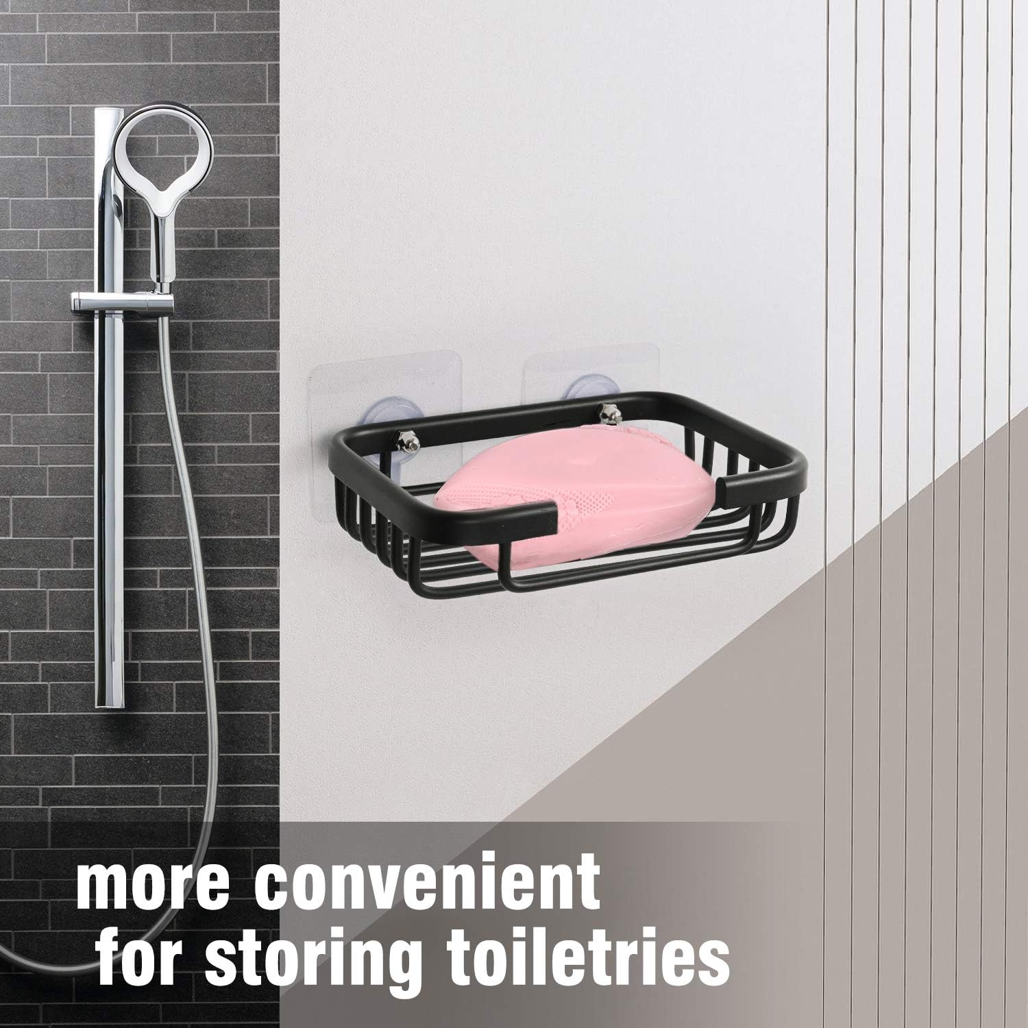 RONCHEN Premium Aluminum Soap Dish for Shower and Bathroom