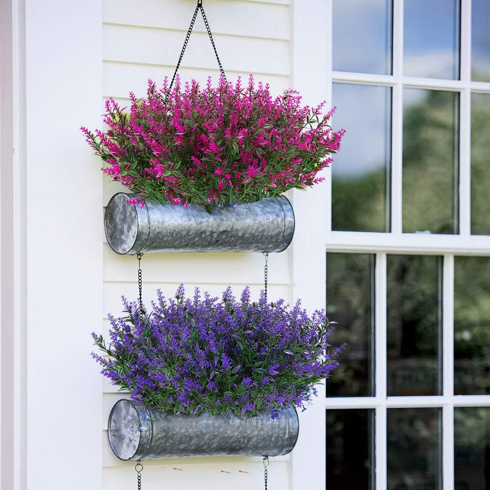 ArtBloom 8 Bundles Artificial Lavender Flowers