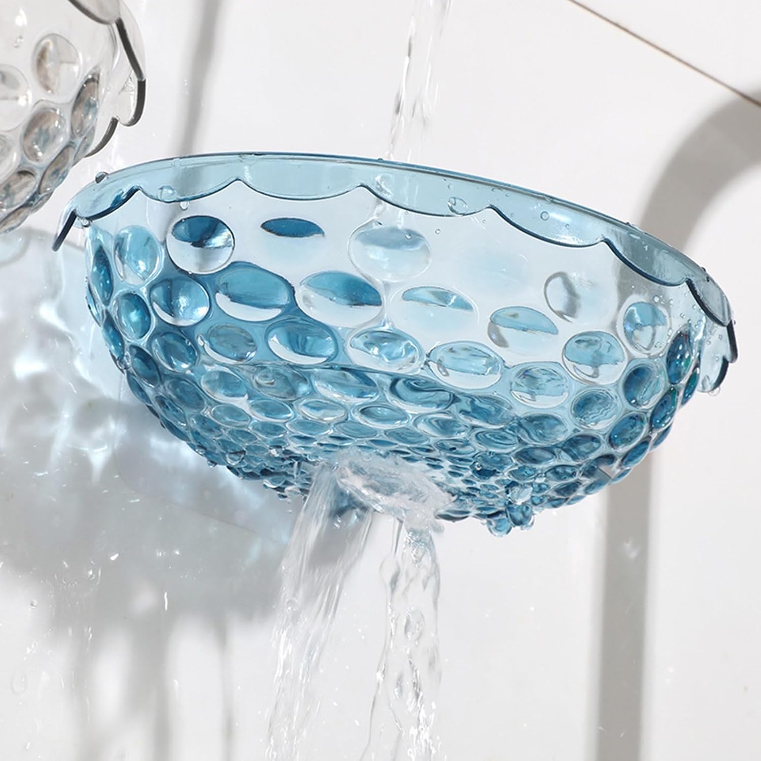 Wall Mount Soap Holder with Acrylic Dish for Bathroom
