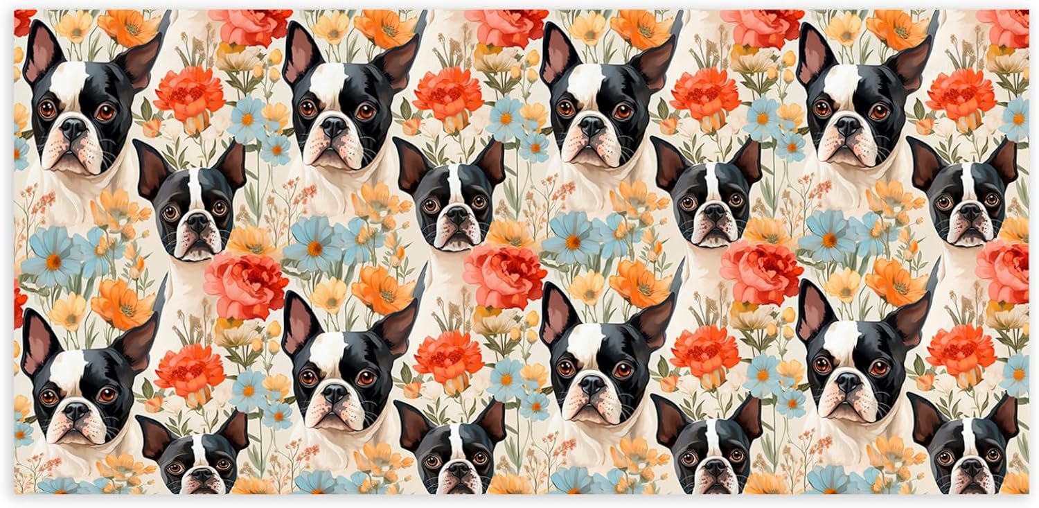 Cute French Bulldog Beach Towel - 60x30 Inches Microfiber 1