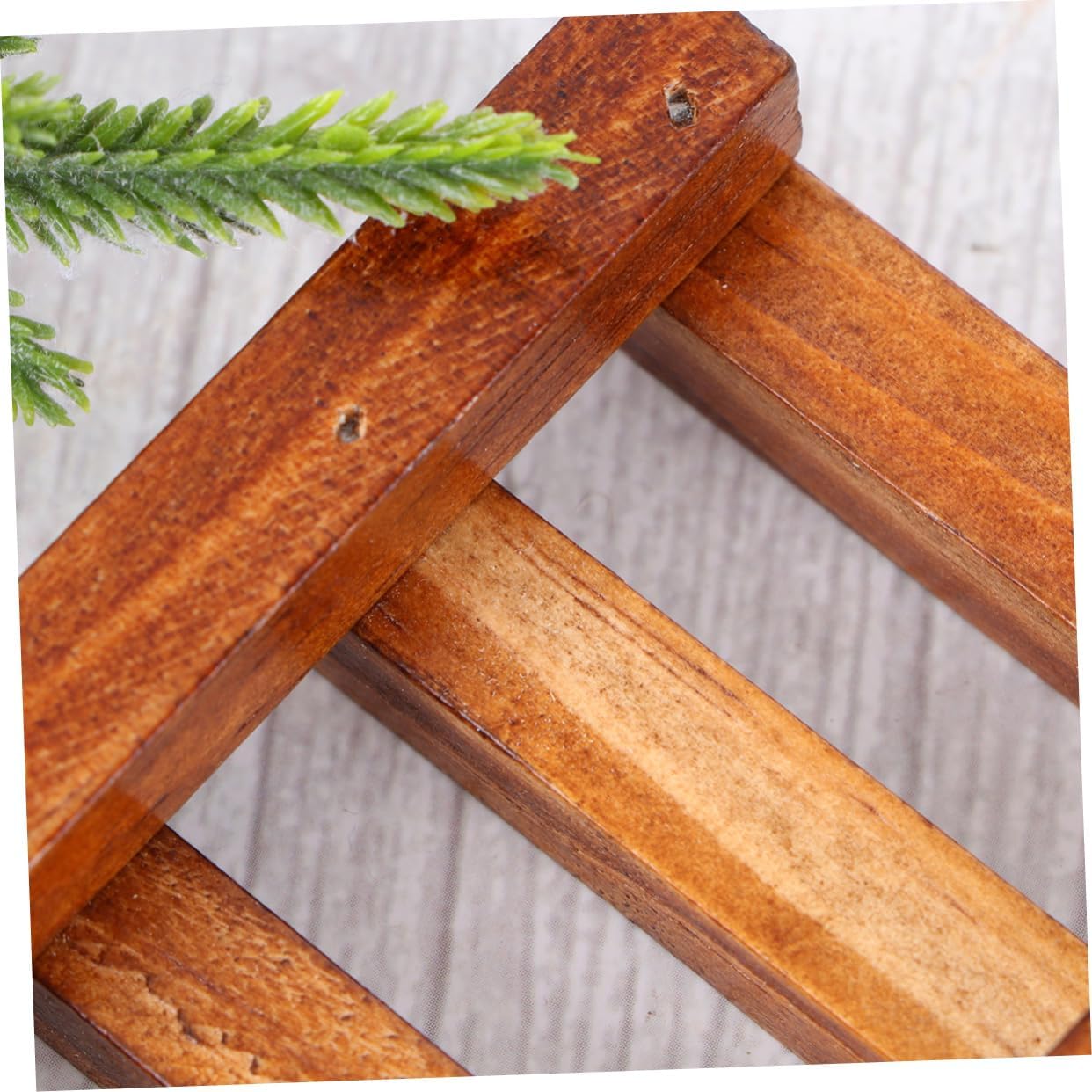PAMINGONO Creative Retro Wooden Soap Holder