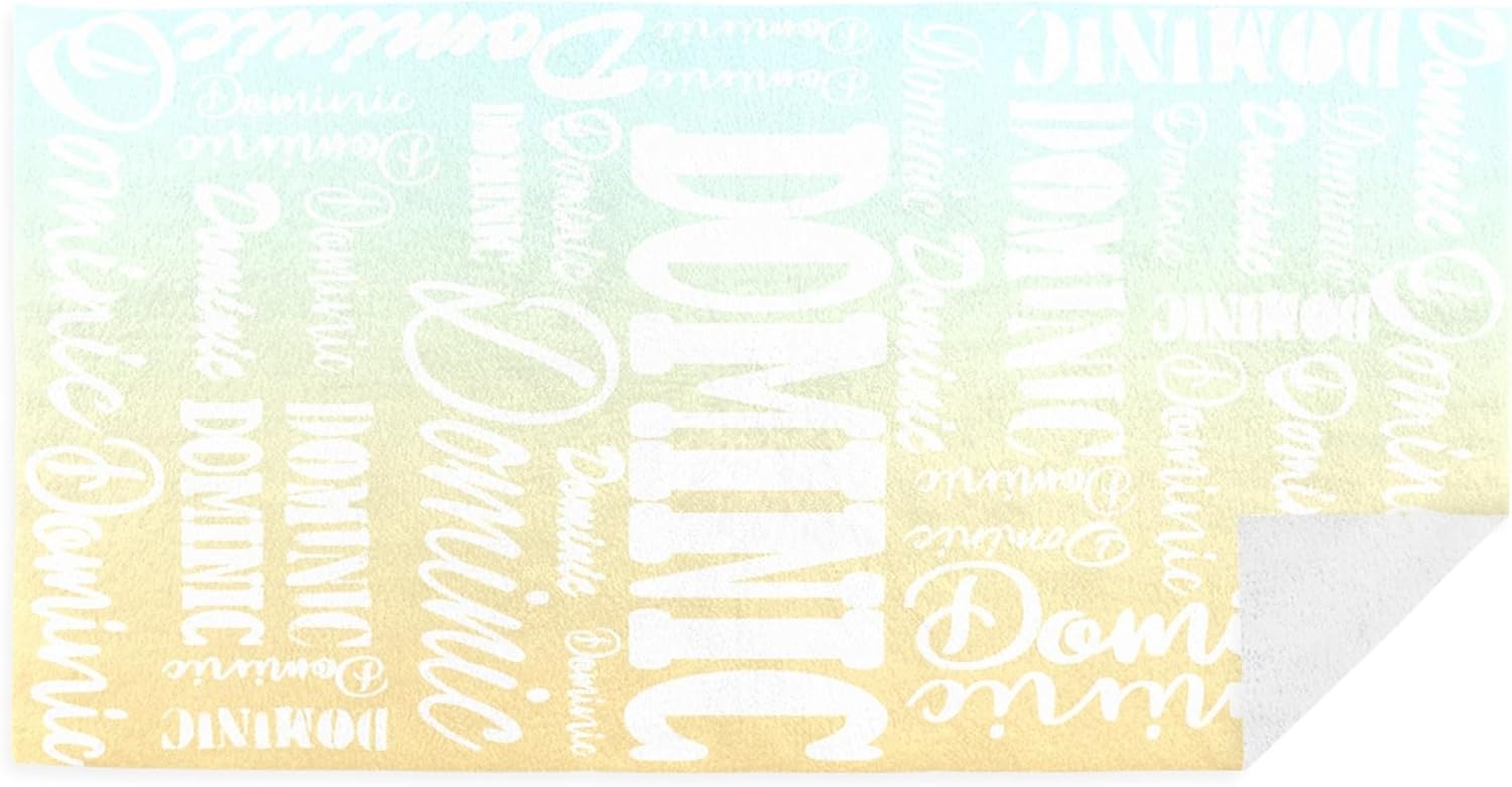 Custom Beach Towel with Name - Personalized for All Ages