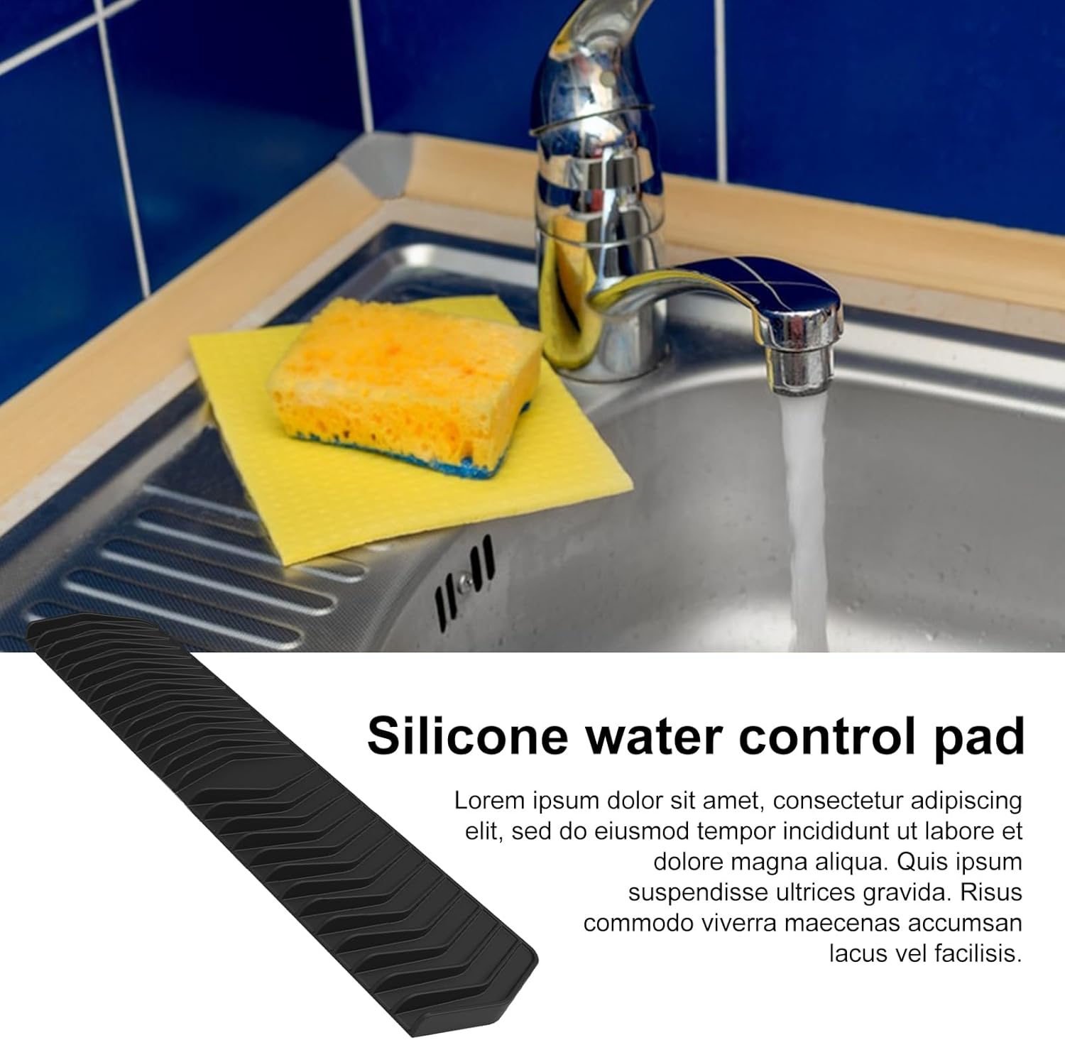Flexible Silicone Soap Dish with Waterfall Drainage