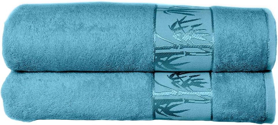 Set of 2 Luxury Super Soft Bath Towels 1