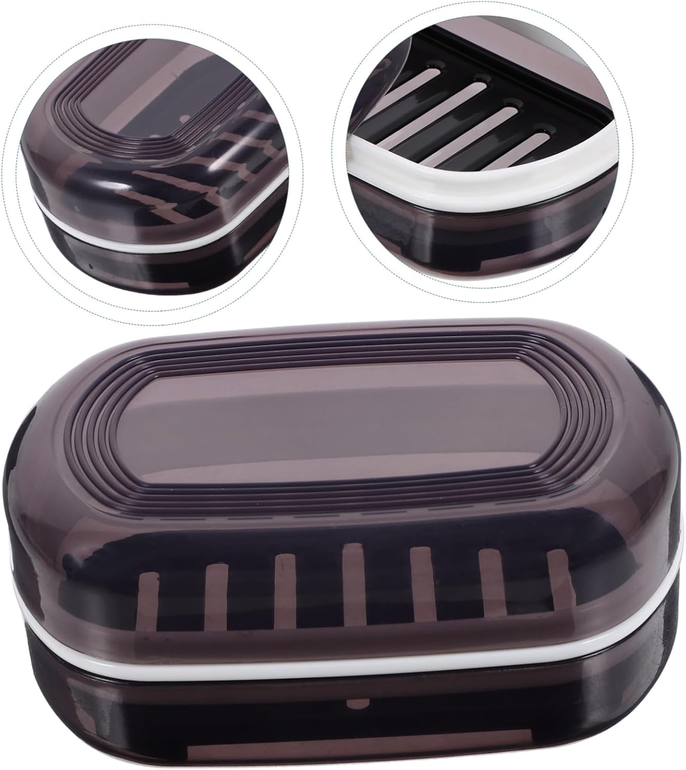 BRIGHTFUFU Travel Soap Container with Lid