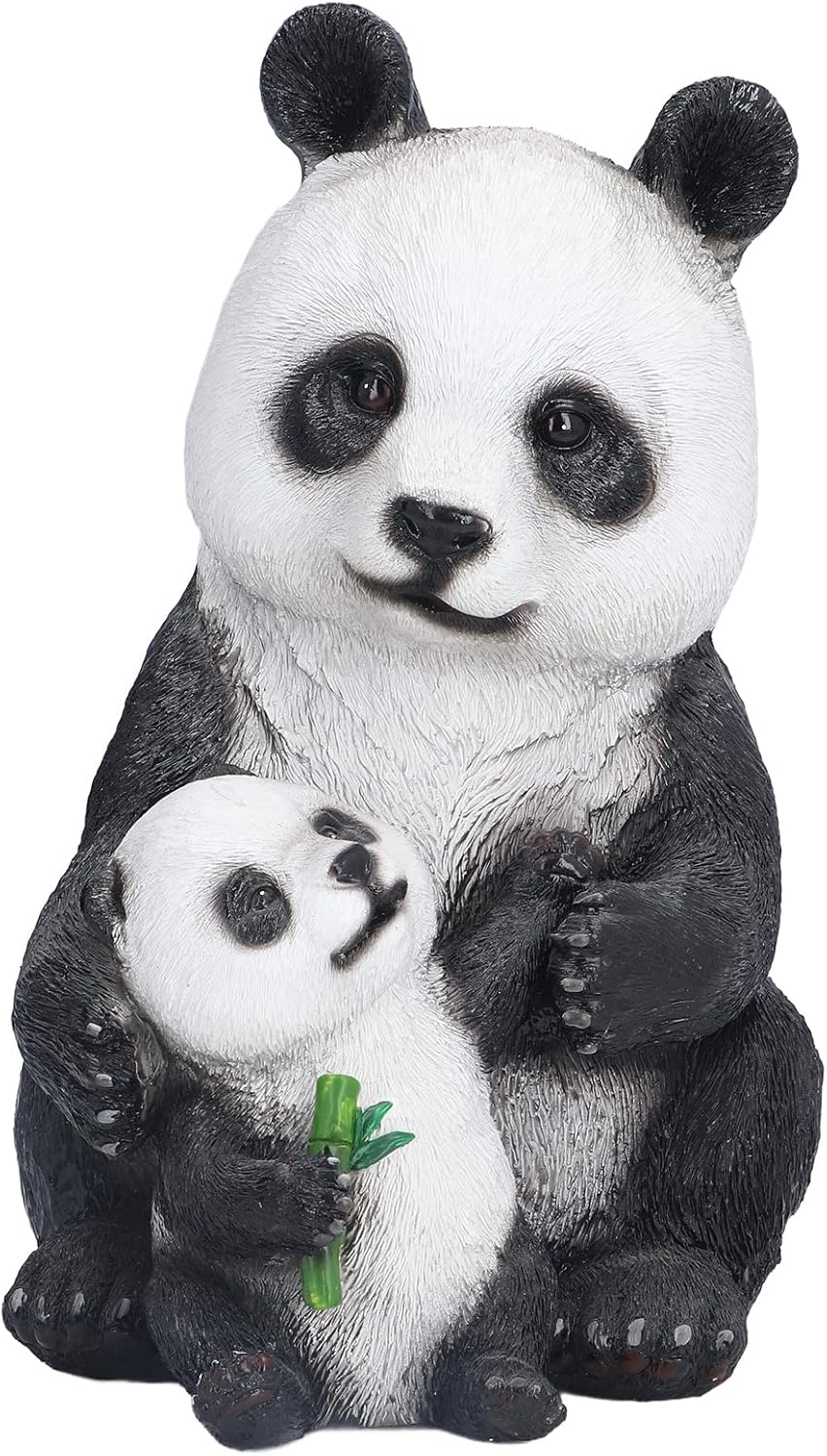 Cute Synthetic Resin Panda Garden Statue Decor