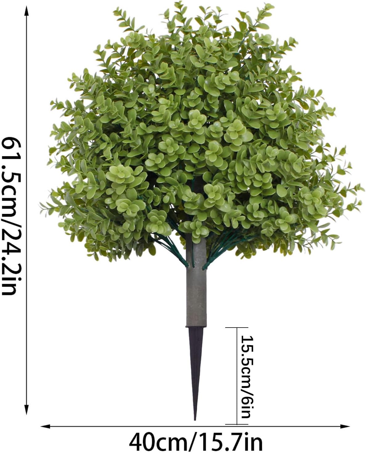 Lifelike Faux Cedar Planter Fillers - 258 Inches High