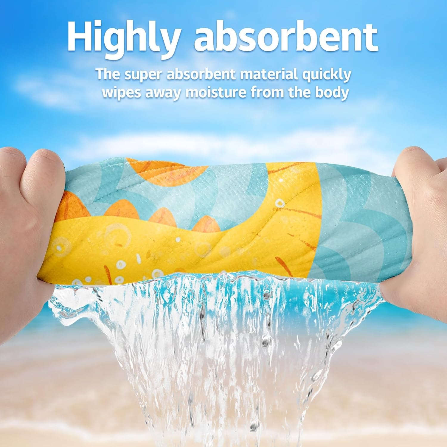 Custom Beach Towels with Names for Kids and Adults