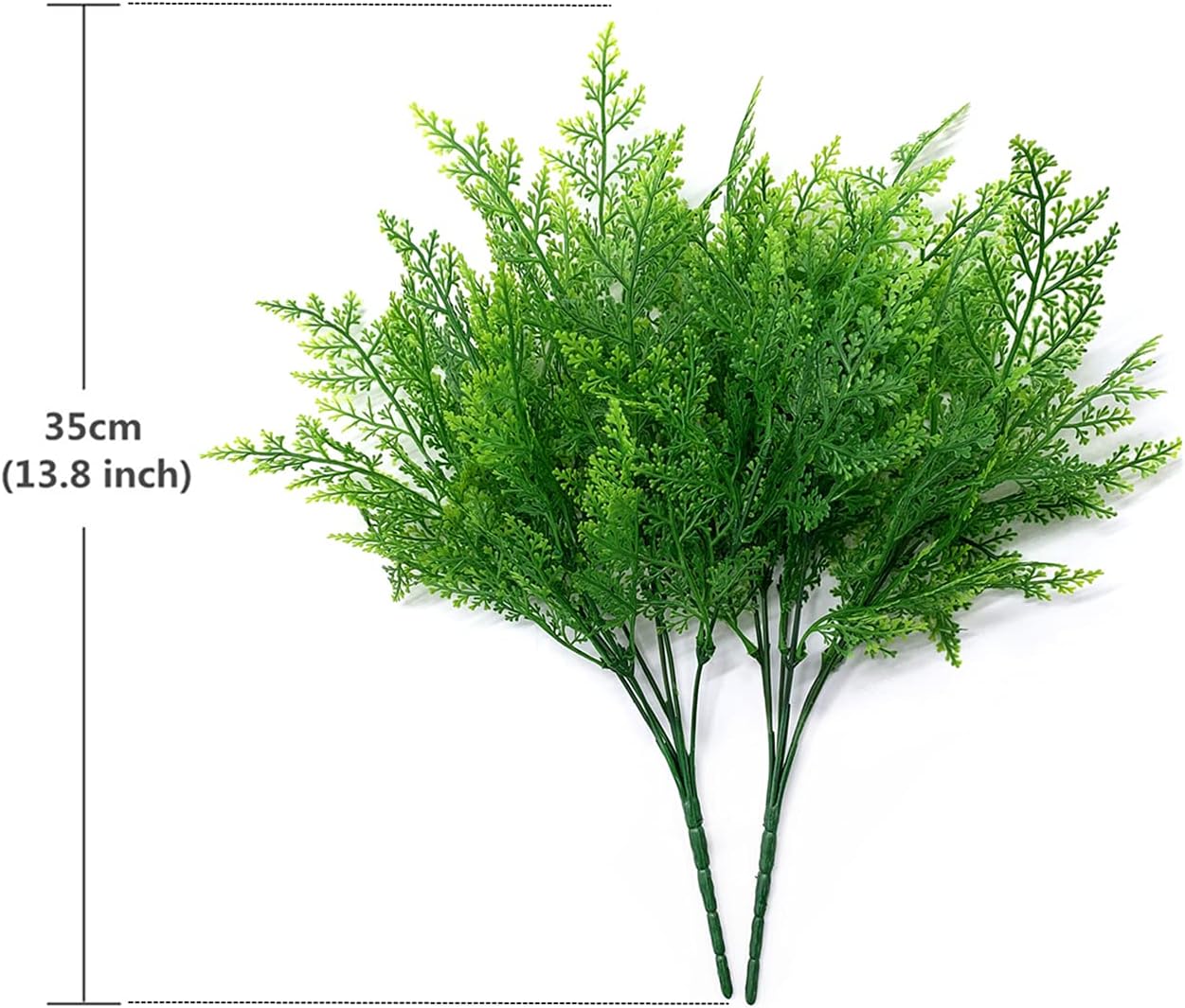 LOVENIMEN Artificial Shrubs 4 pcs 35 cm Realistic Fake Bushes