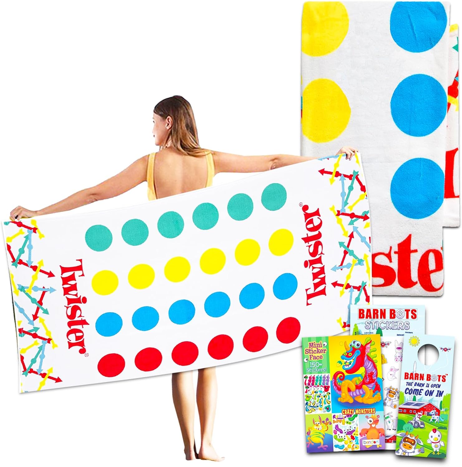 Game Party Twister Beach Towel Game Set