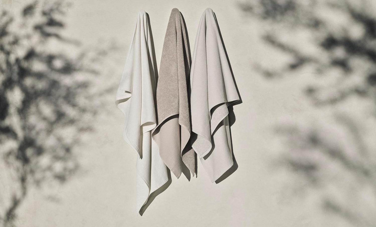 Calvin Klein Bath Towels - 3-Piece Set Dusty Green