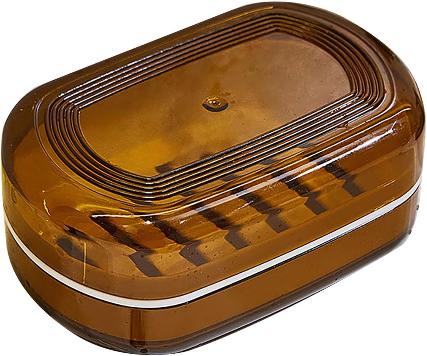 Loyliawa Soap Dishes with Lid and Draining Rack