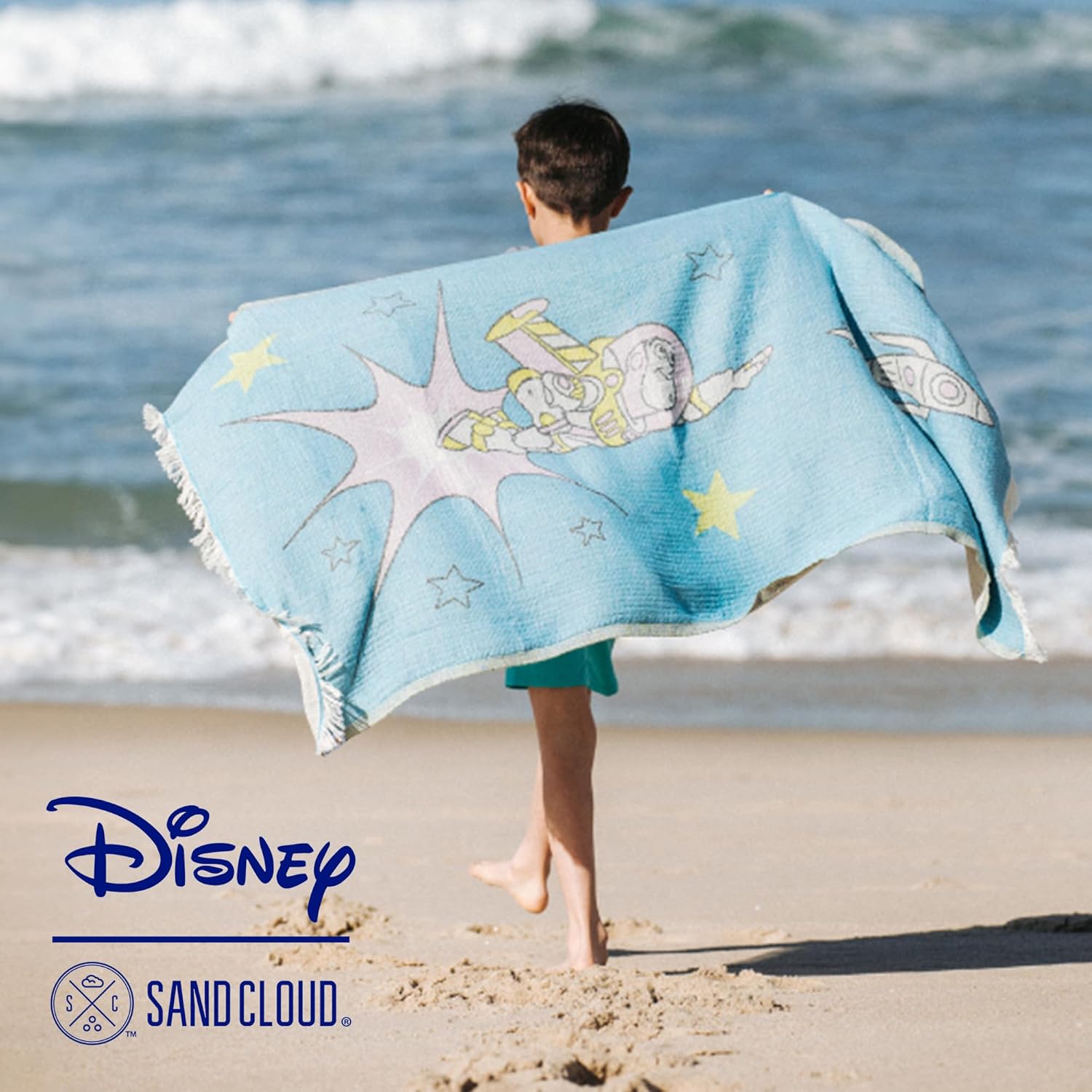 Sand Cloud Turkish Beach Towel - Disney Pixar Buzz Lightyear