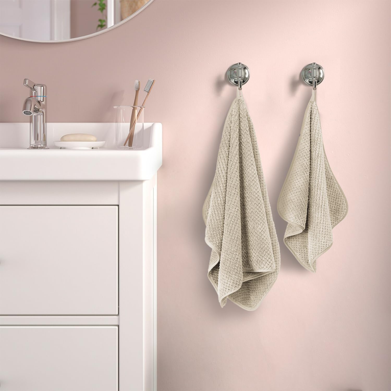 MaopaoBeauty 35x70 Extra Large Towel Set of 4