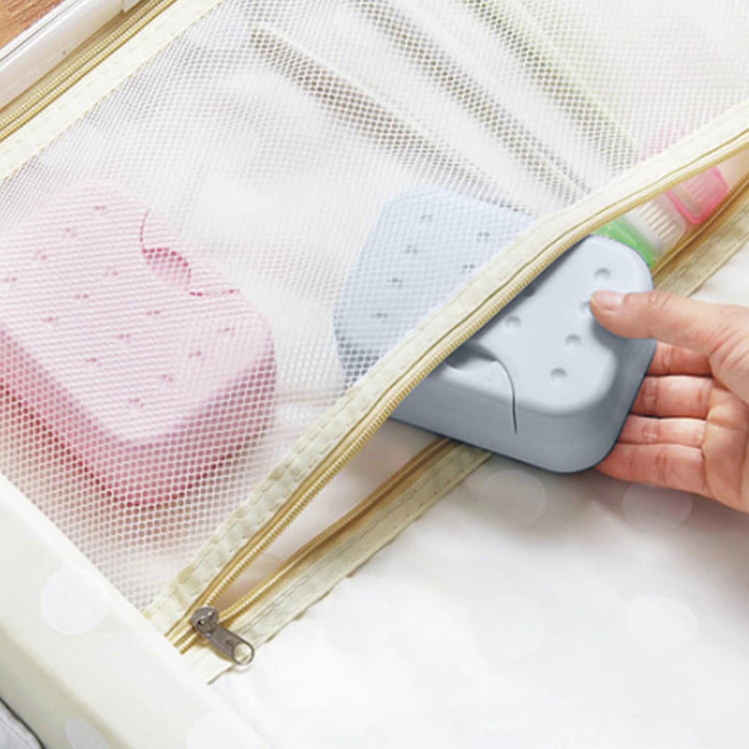 Leakproof Travel Soap Case with Drainage and Lid