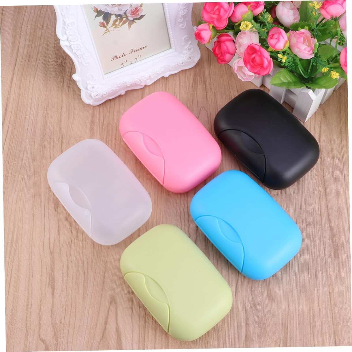 SOLUSTRE Portable Soap Holder for Travel Hiking Camping