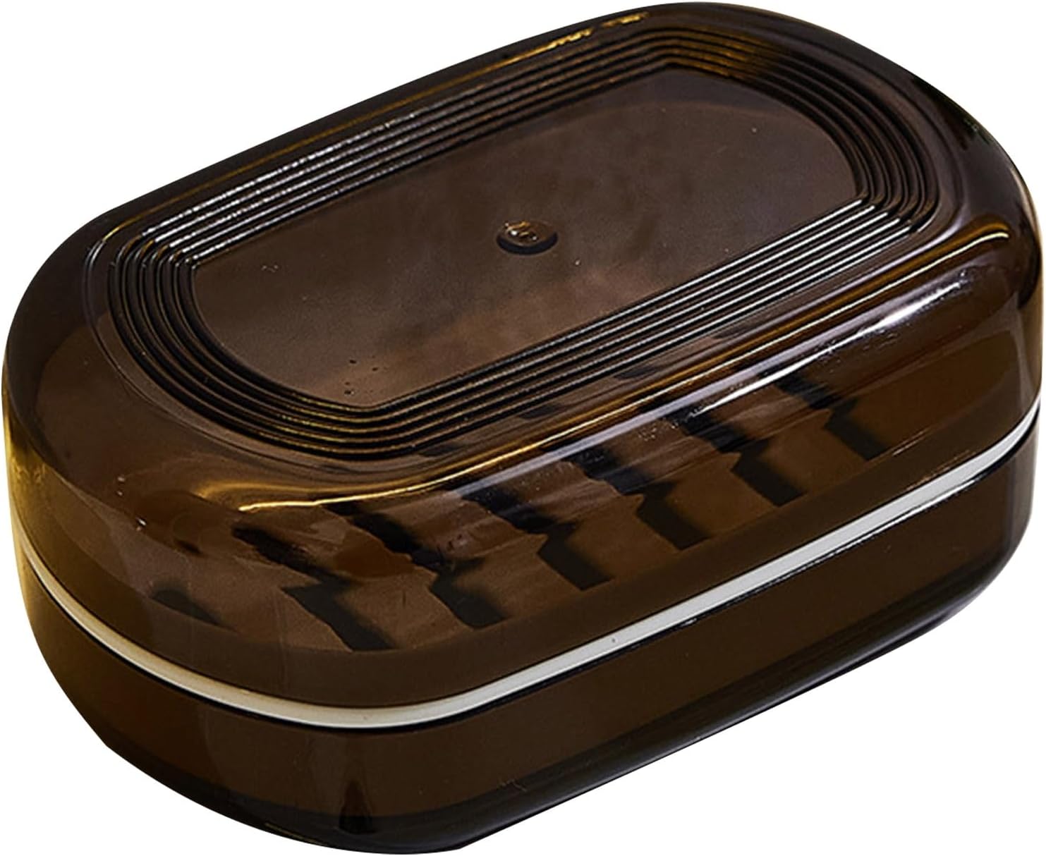 leasote Portable Soap Organizer with Drainage and Lid