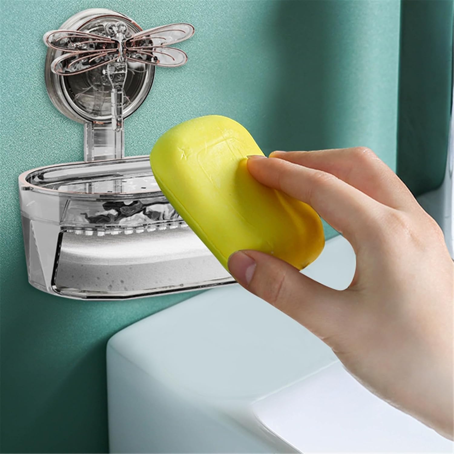 BILIKEYU Wall Mounted Double Layer Soap Dish Holder