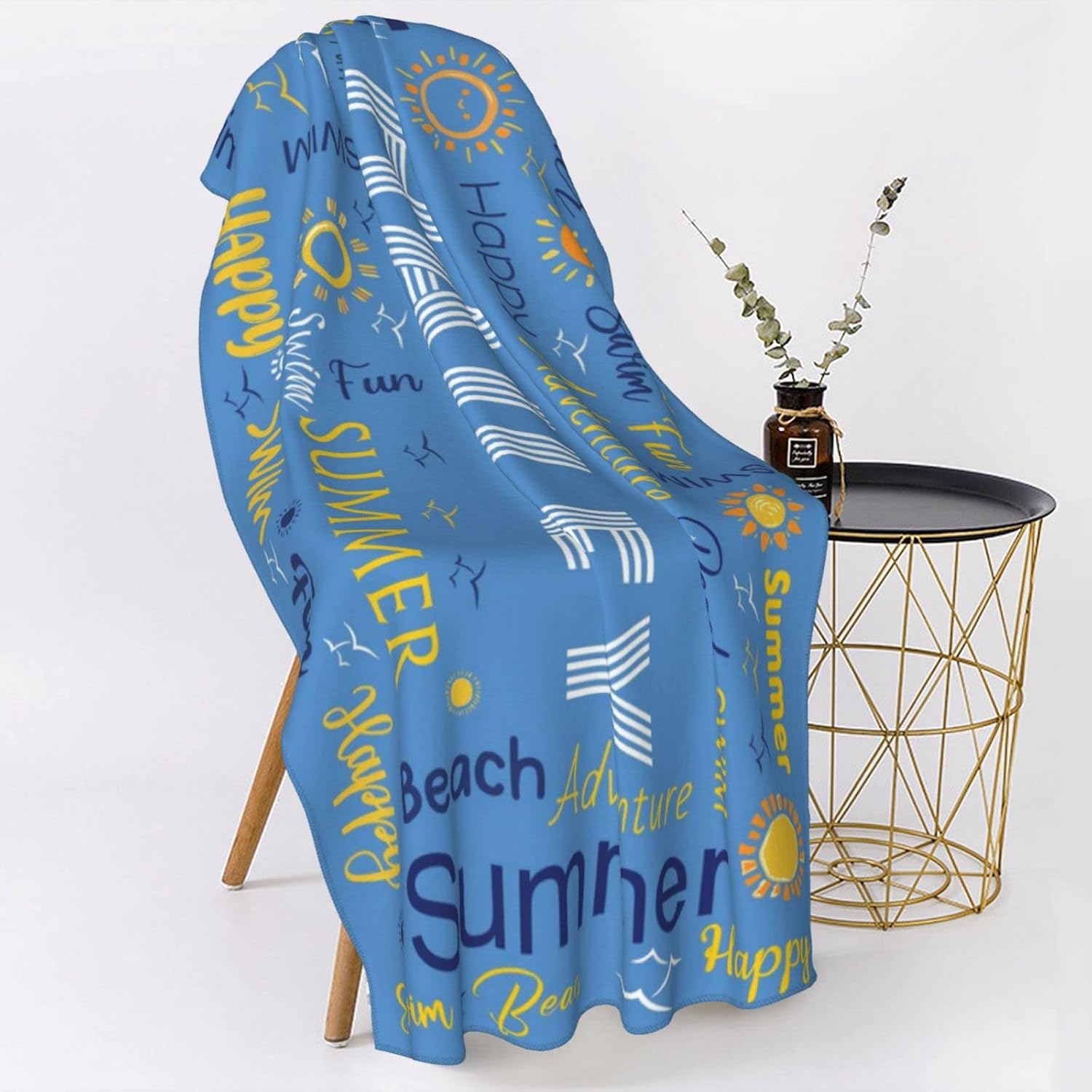 Personalized Beach Towel with Name Text 1