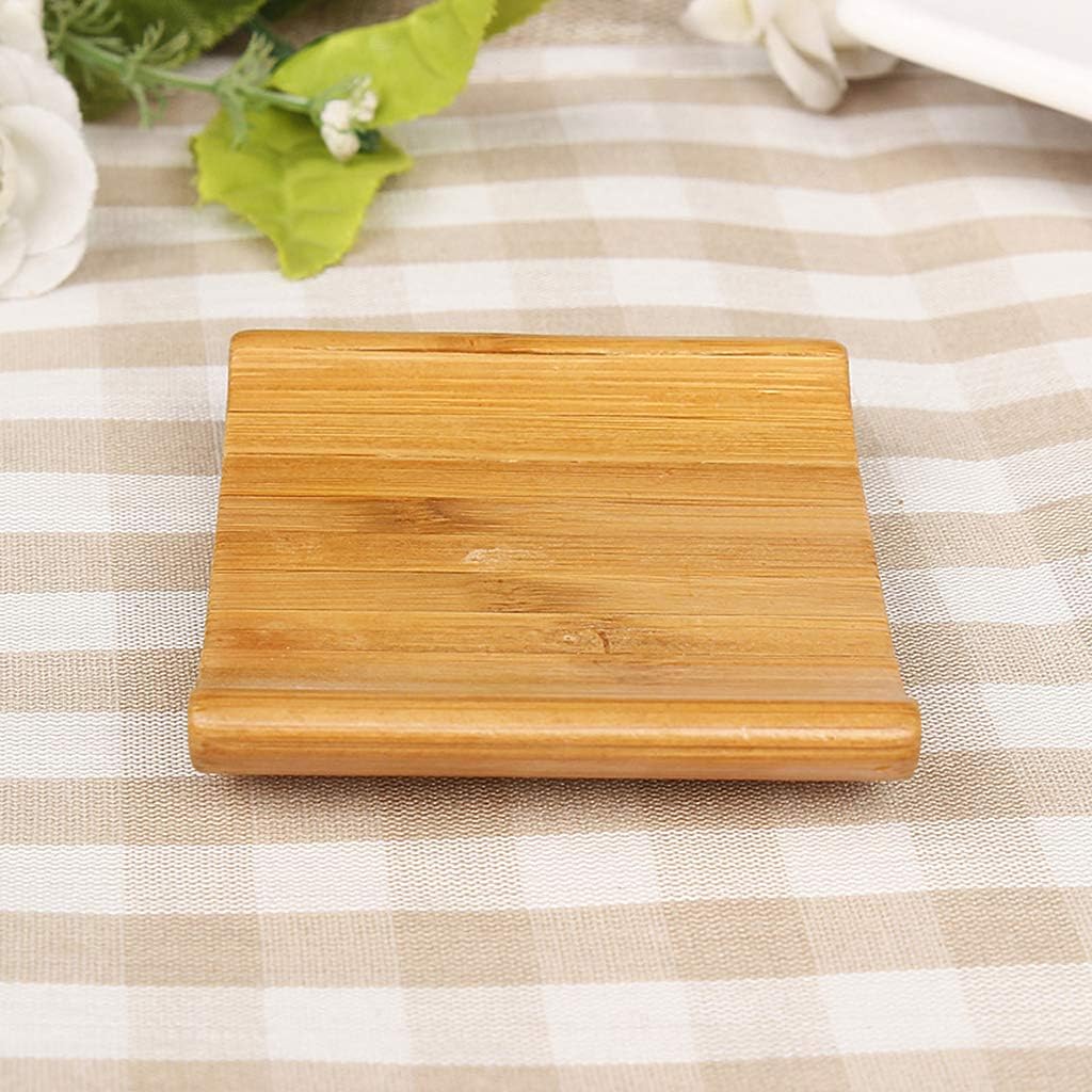 Ankexin Natural Bamboo Soap Holder for Bathroom