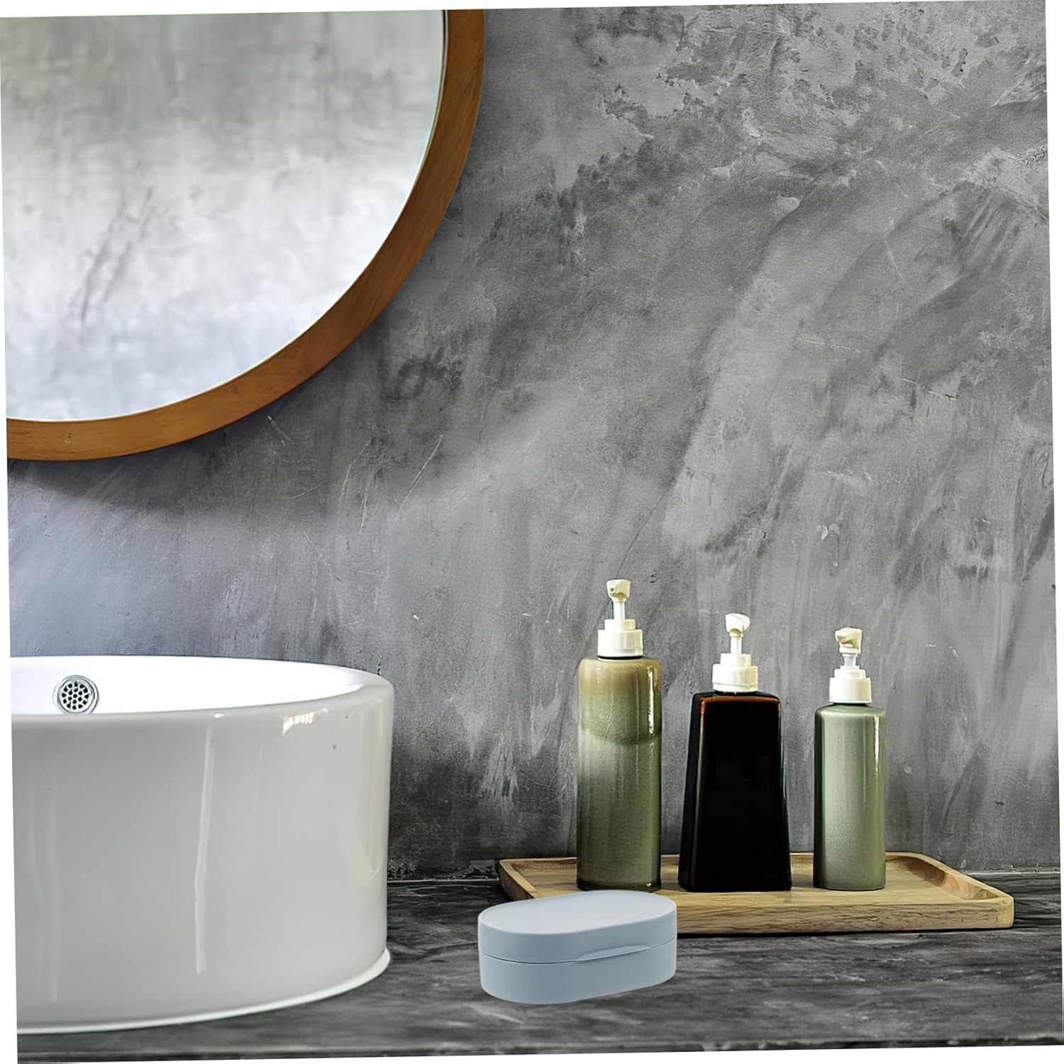 ABOOFAN Waterproof Soap Box with Lid for Home and Travel
