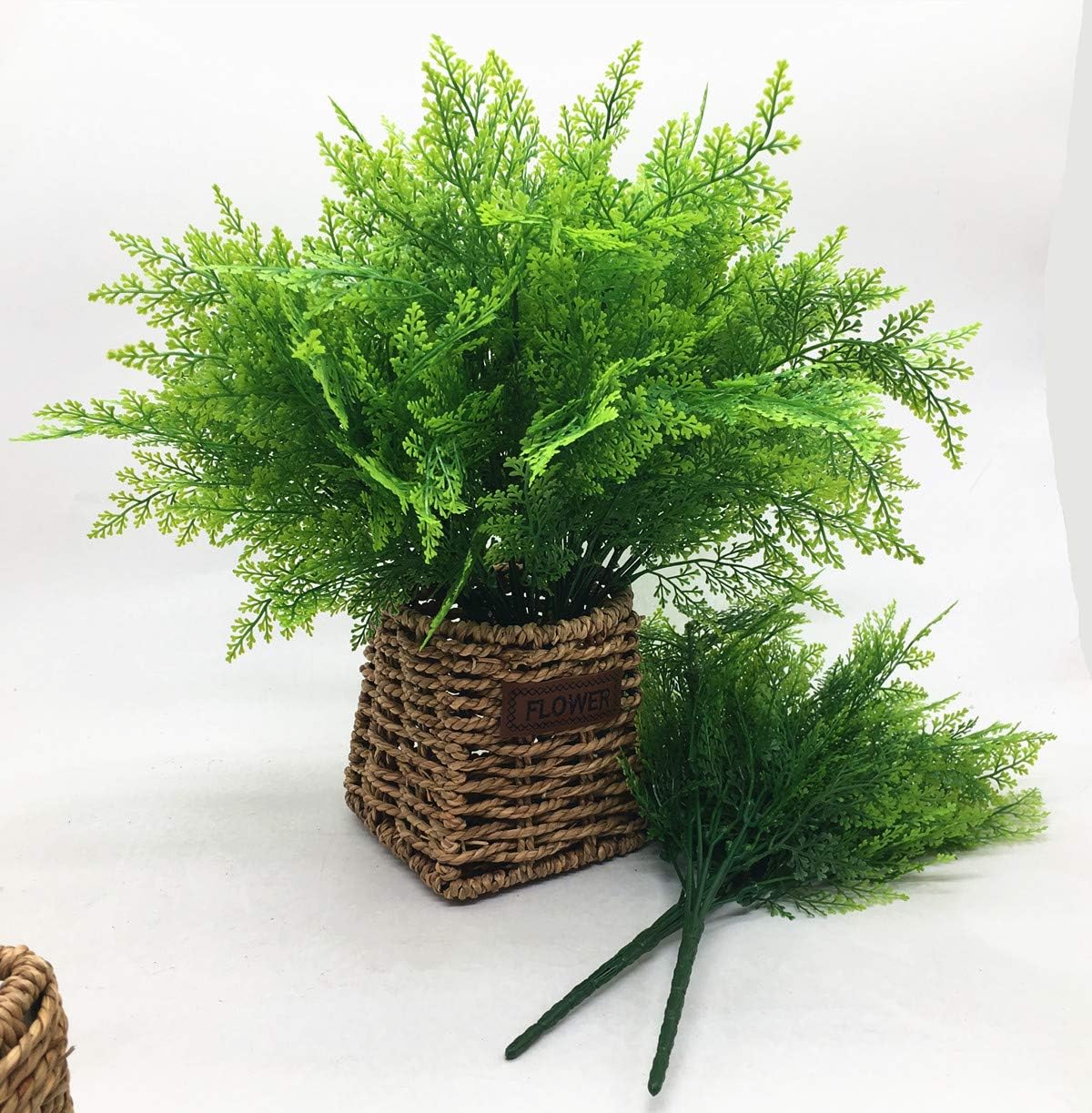 LOVENIMEN Artificial Shrubs 4 pcs 35 cm Realistic Fake Bushes