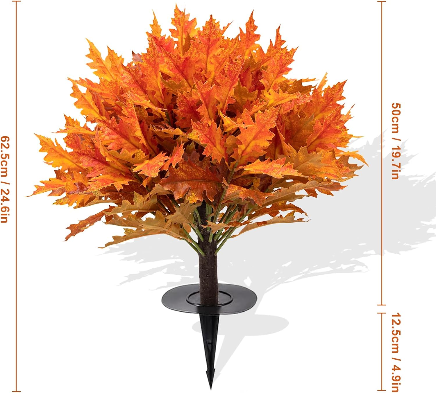 22 Artificial Maple Tree with Thorns 2-Piece Set
