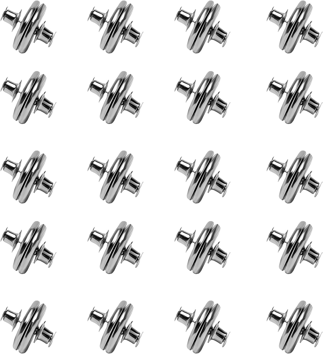 20 Pairs Heavy Duty Magnetic Curtain Clips