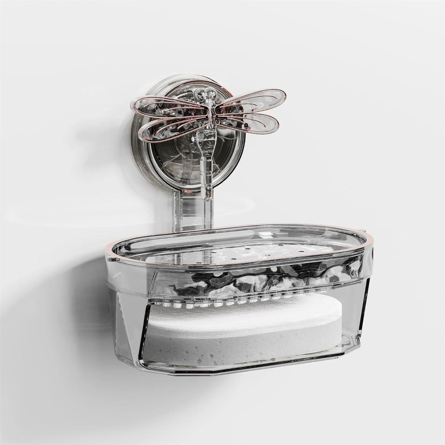 BILIKEYU Wall Mounted Double Layer Soap Dish Holder