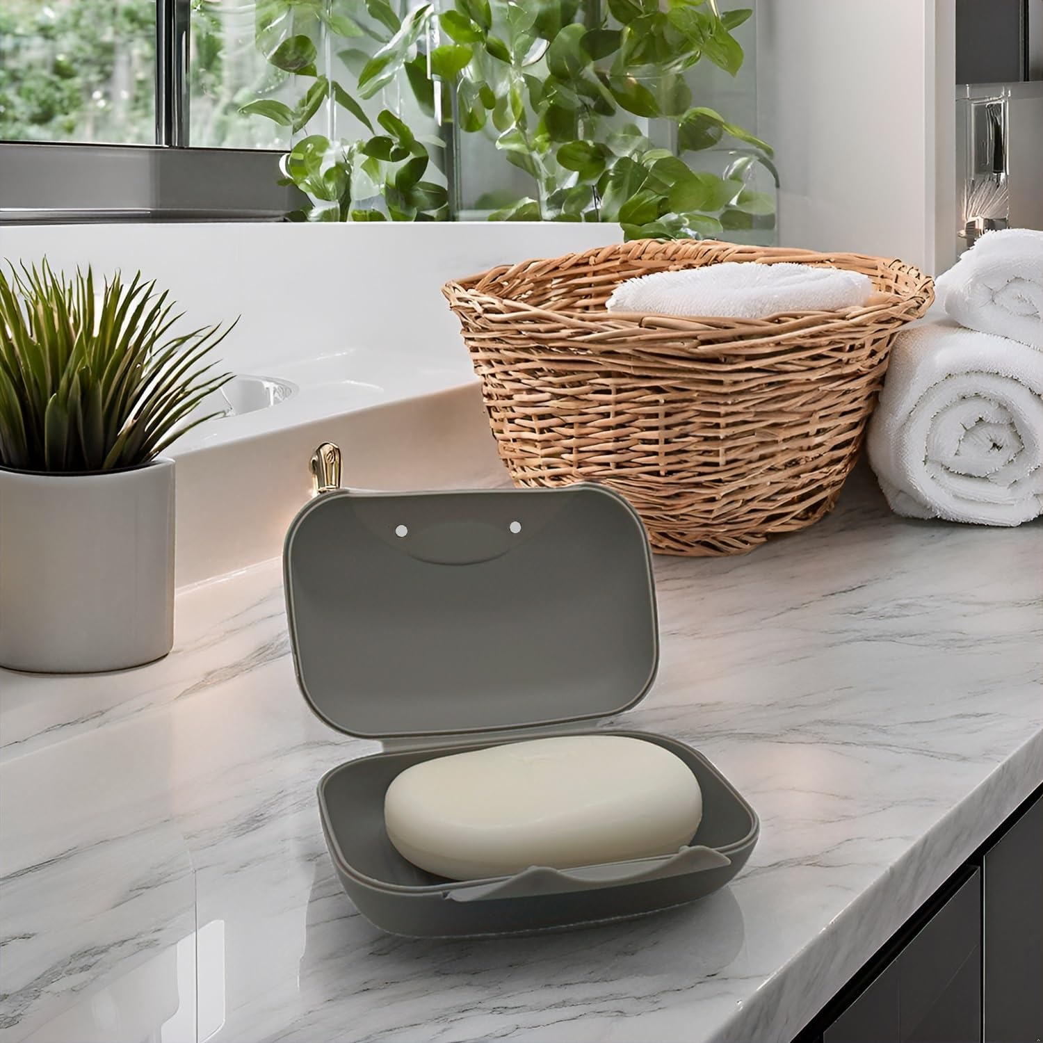 Vonpri Travel Soap Case with Lid - Compact and Durable