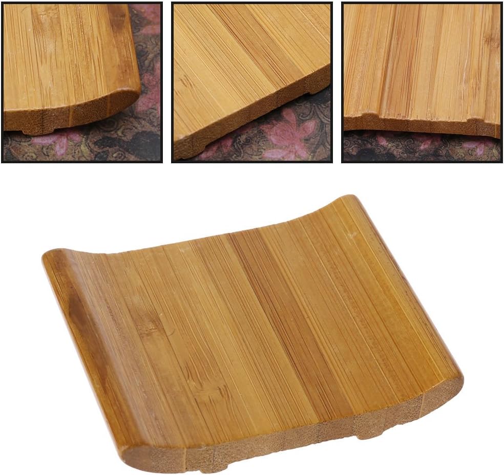 JUNNOTI Natural Soap Dish Tray Holder for Bathroom