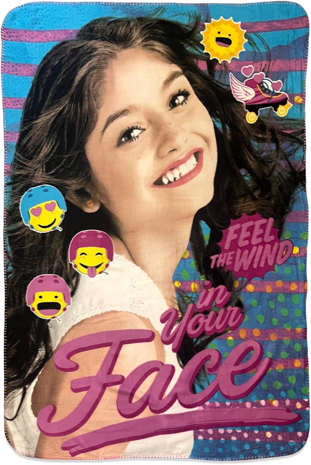 Soy Luna Pink Purple Rainbow Beach Towel 54x29