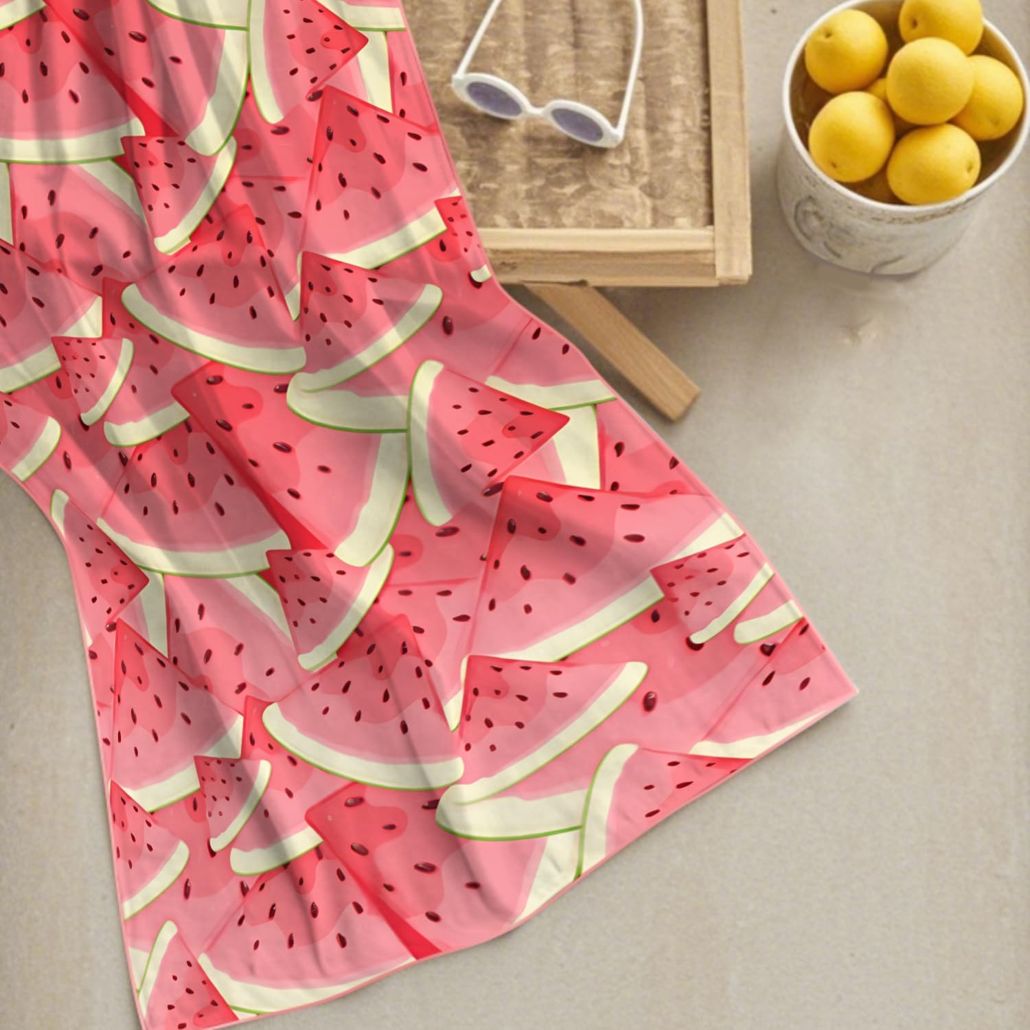 PAMFOIEL 59 x 29 Inch Microfiber Beach Towel for Kids