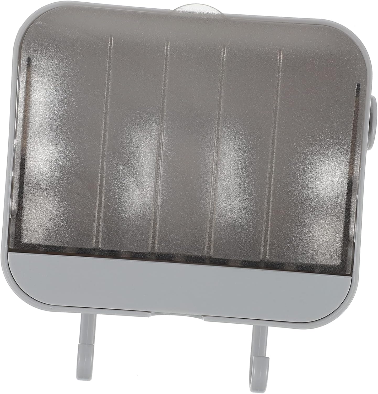 Happyyami 2 Hooks Wall Mount Soap Dish Holder