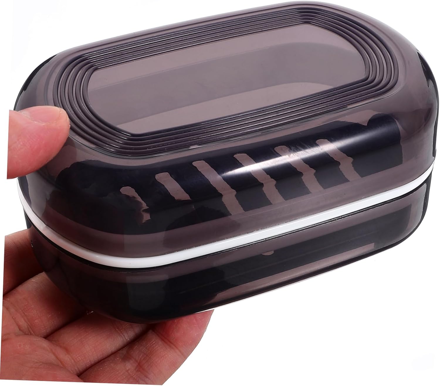 STOBAZA Leakproof Travel Soap Dish with Lid for Camping and Bathroom