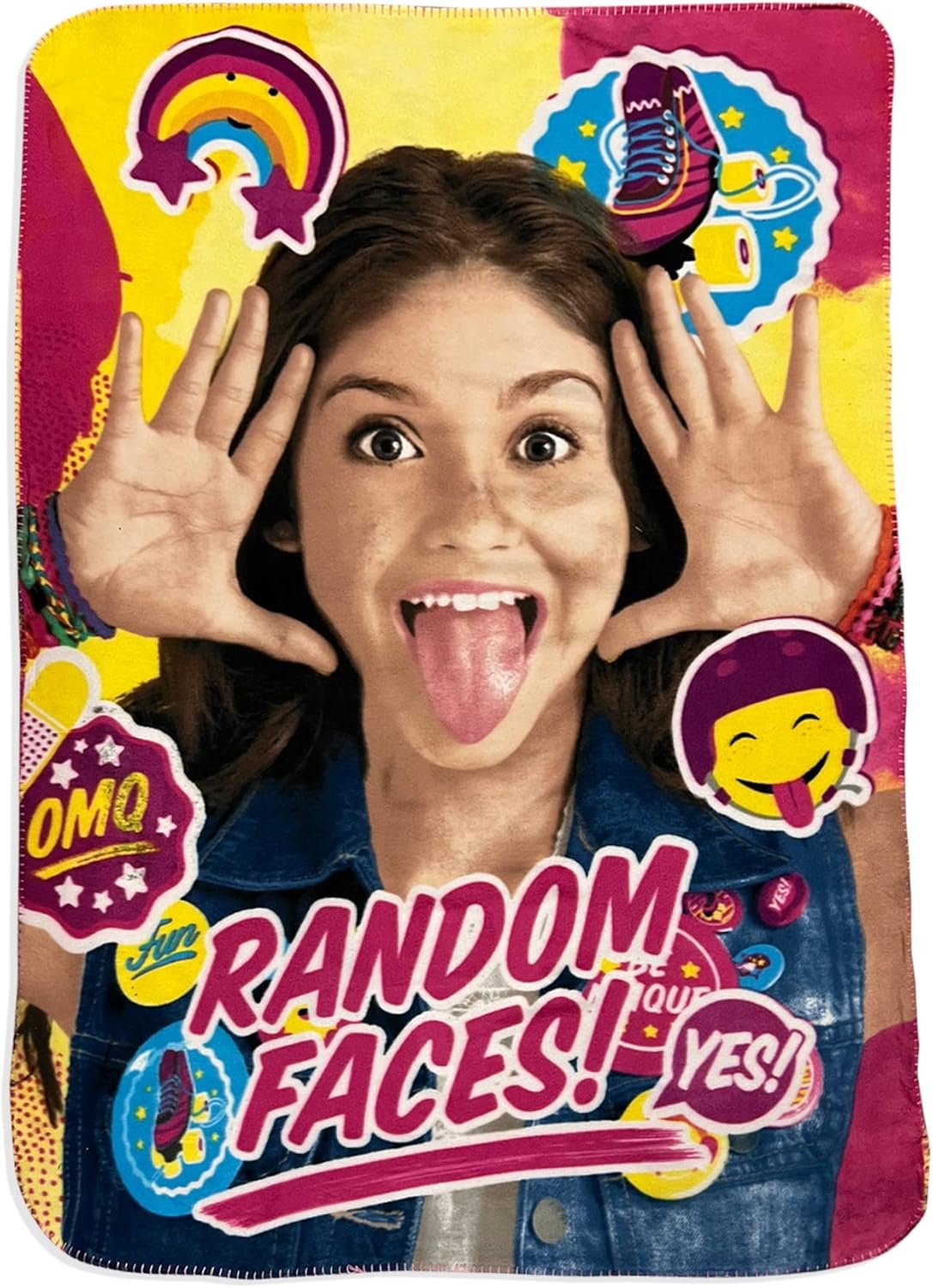 Soy Luna Pink Purple Rainbow Beach Towel 54x29
