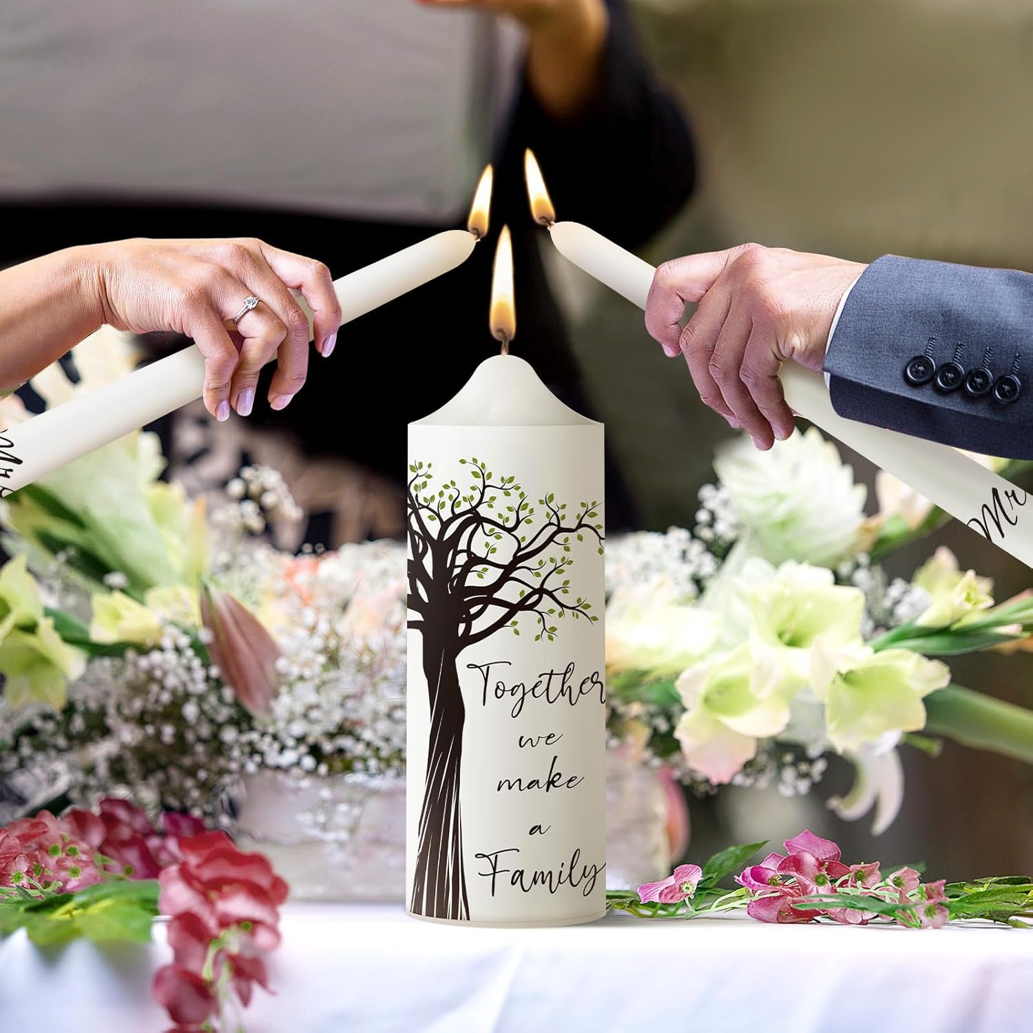 Frienda Unity Candles Wedding Ceremony Set 1