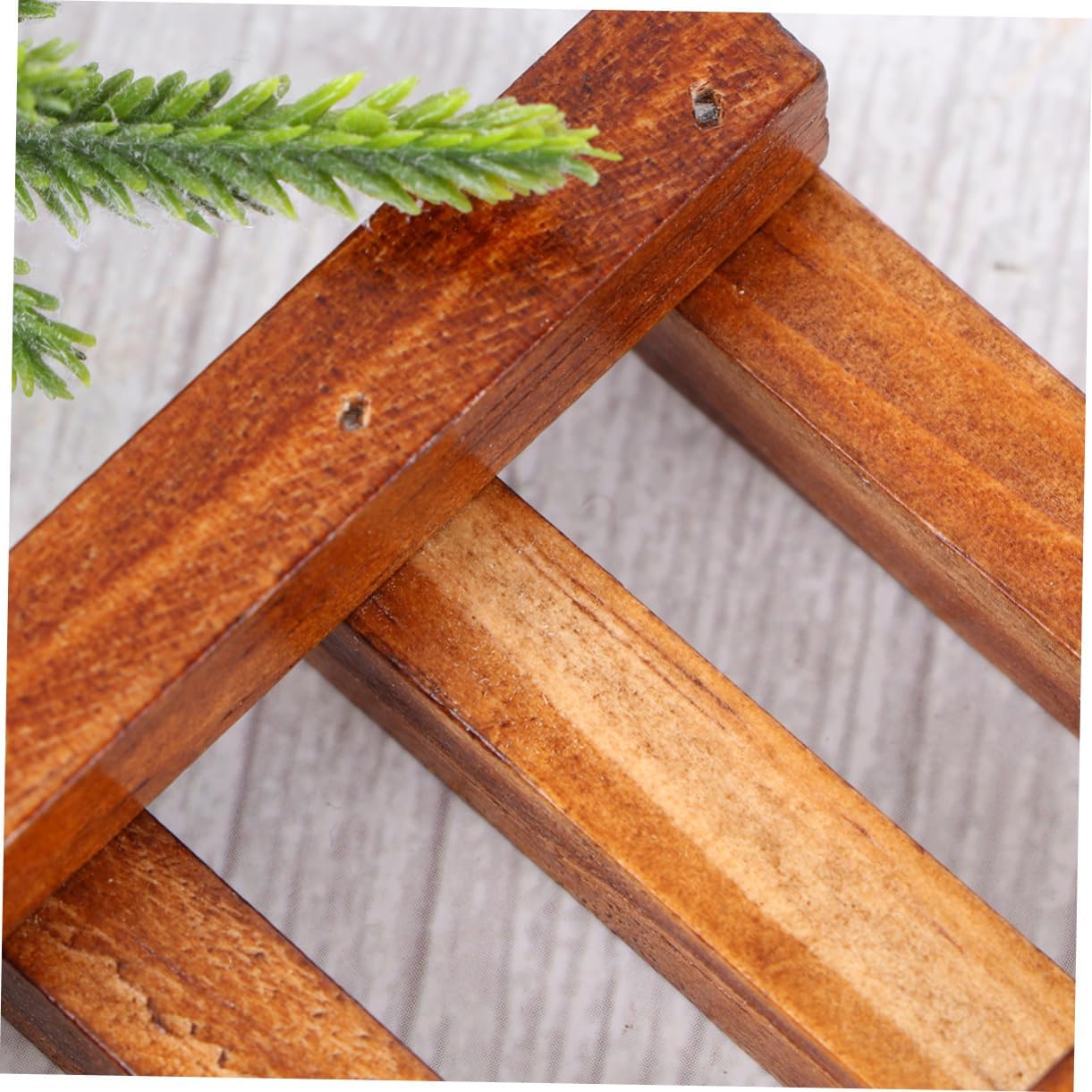 PRETYZOOM Wooden Soap Dish for Drainage and Storage