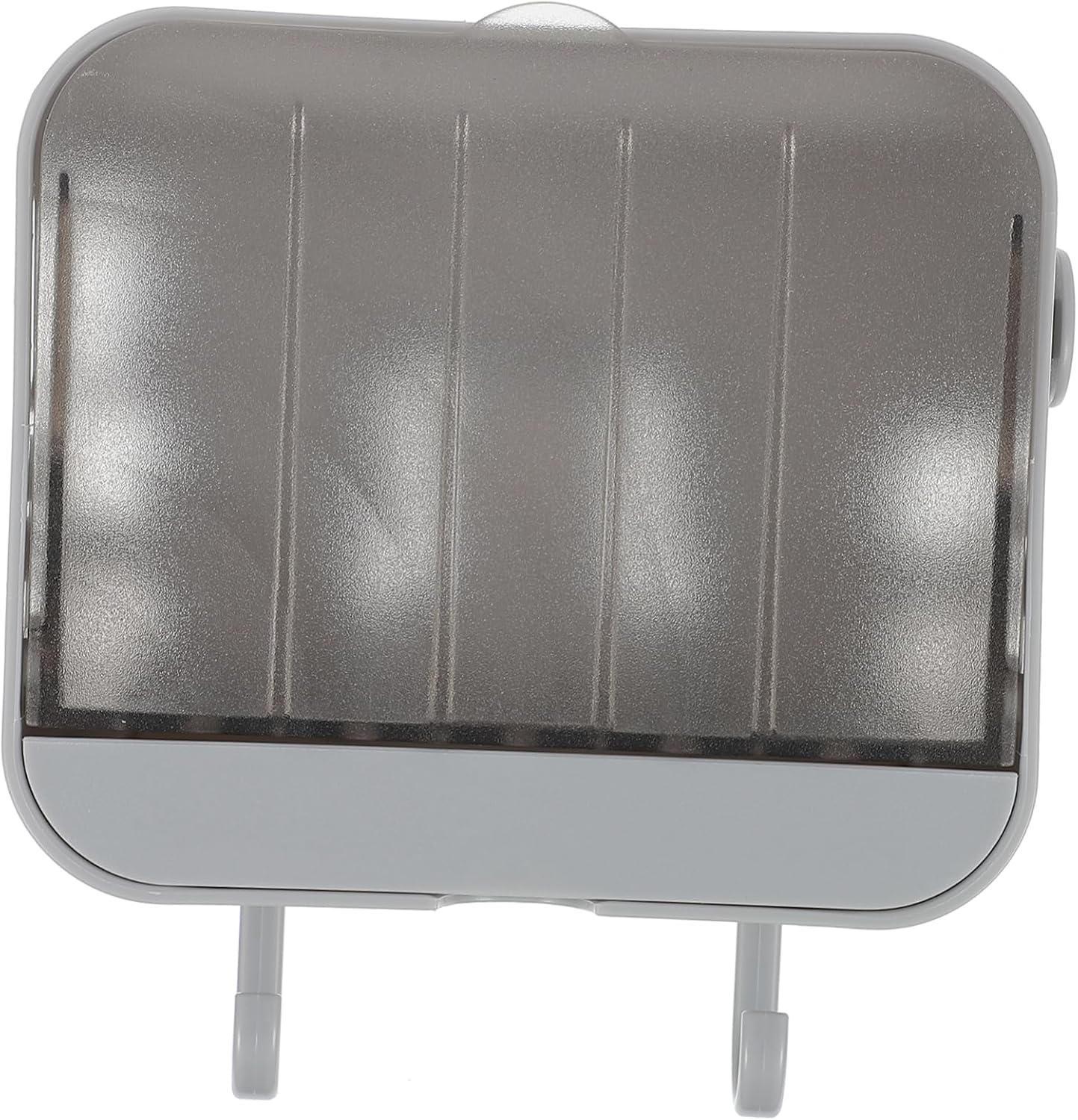Convenient Storage Mounted Soap Dish With 2 Hooks Waterproof Ventilated Design