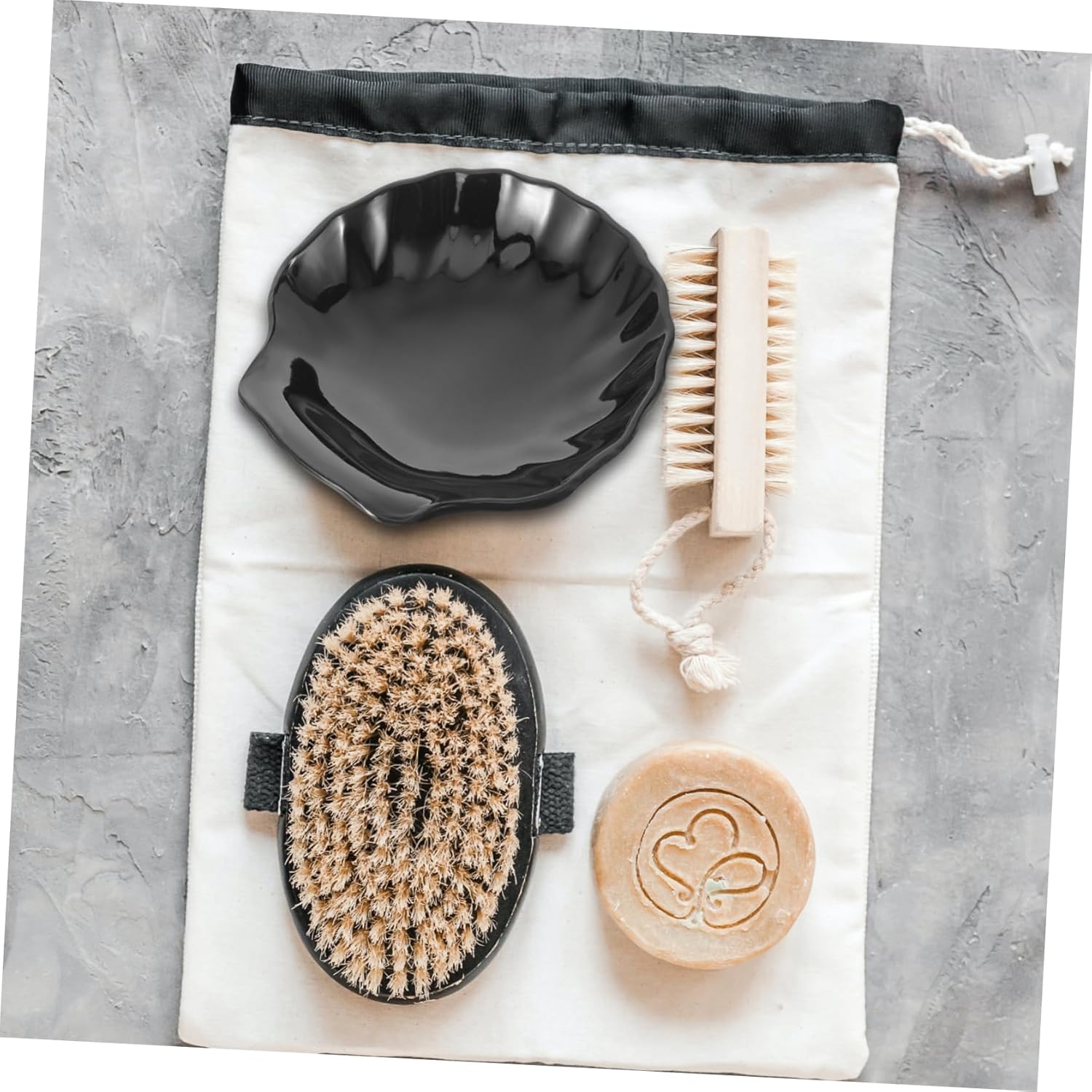 LIFKOME Sea Shell Soap Holder for Bathroom Kitchen