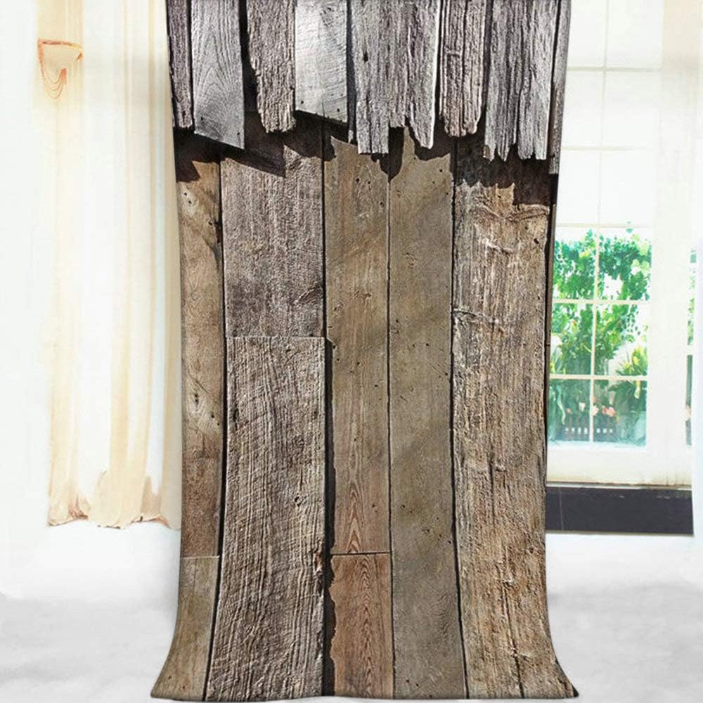 Moslion Rustic Old Barn Wood Bath Towel 64x32 Inches
