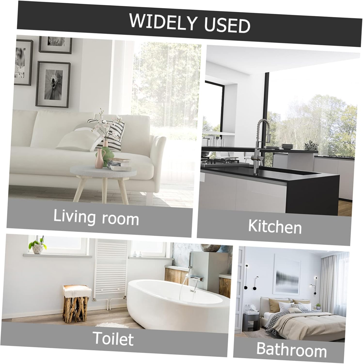 Holibanna 2 Hooks Wall Rack Toiletry Storage Bracket
