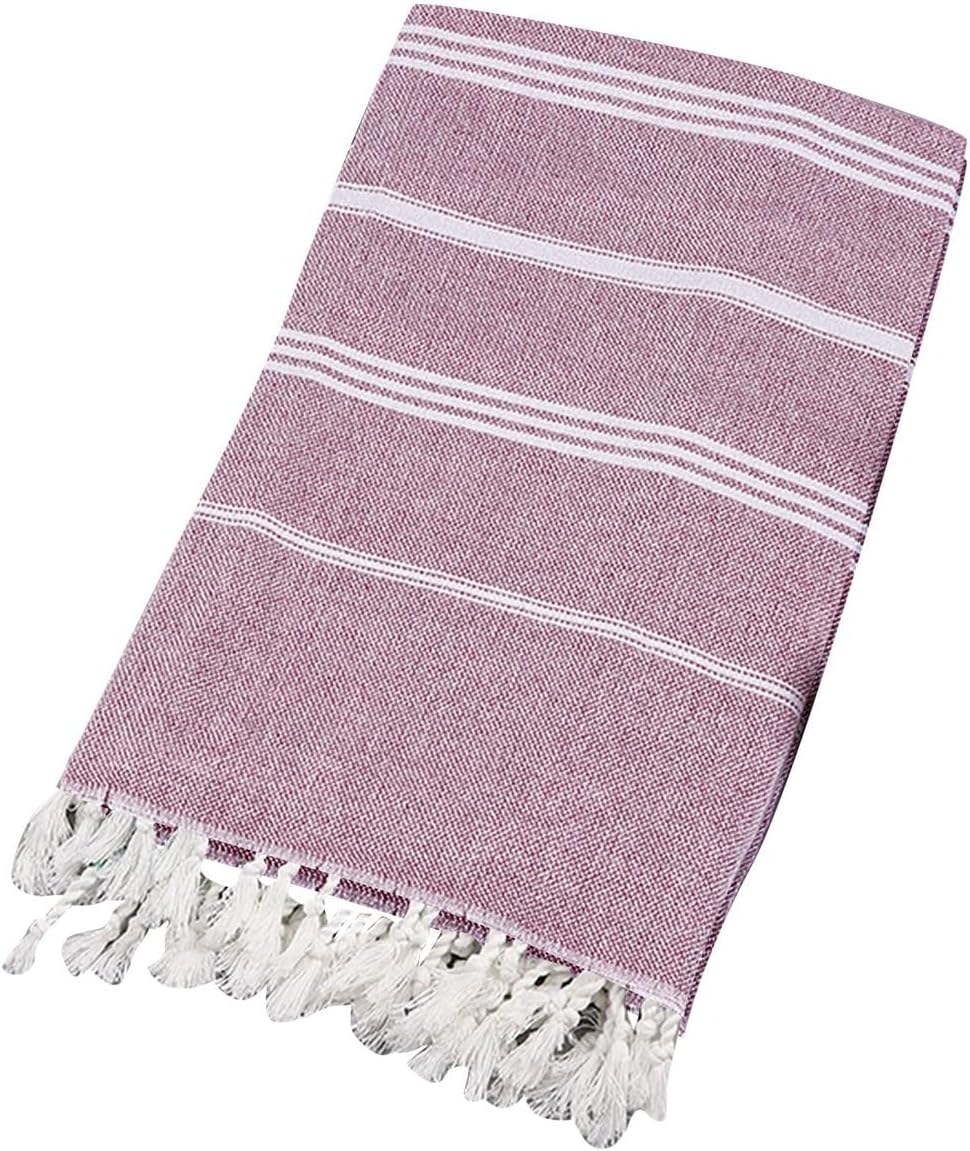 Gooddyiyukey Turkish Beach Towel 71x39 Oversized