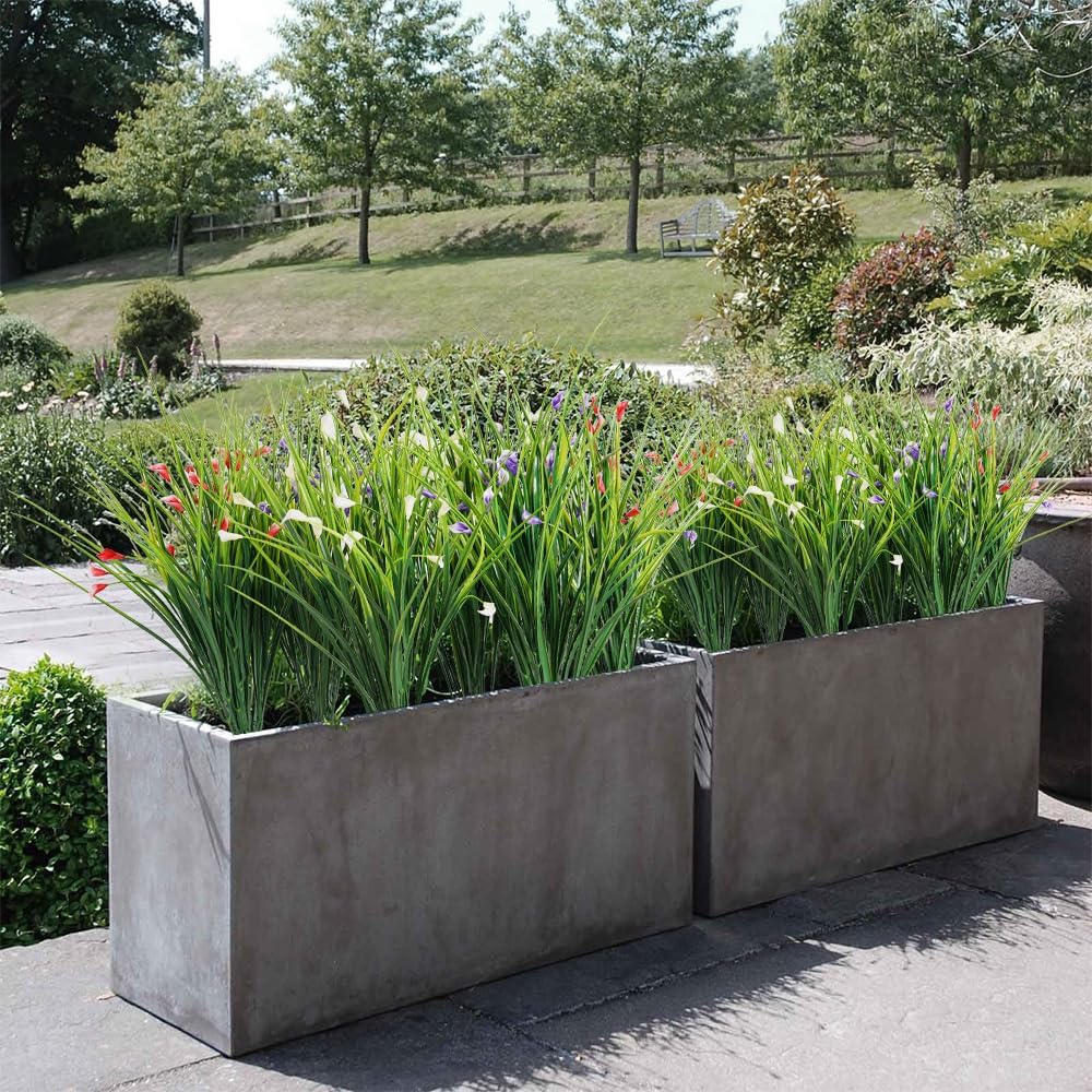 MelorcaGuilla 3PCS 23 Artificial Grass for Garden Dcor