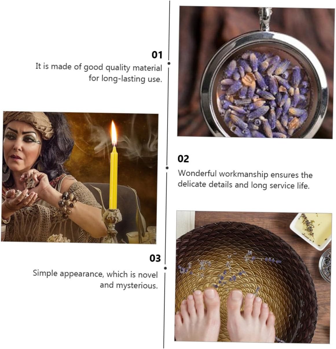 Witch Starter Kit with Dried Flowers and Crystals