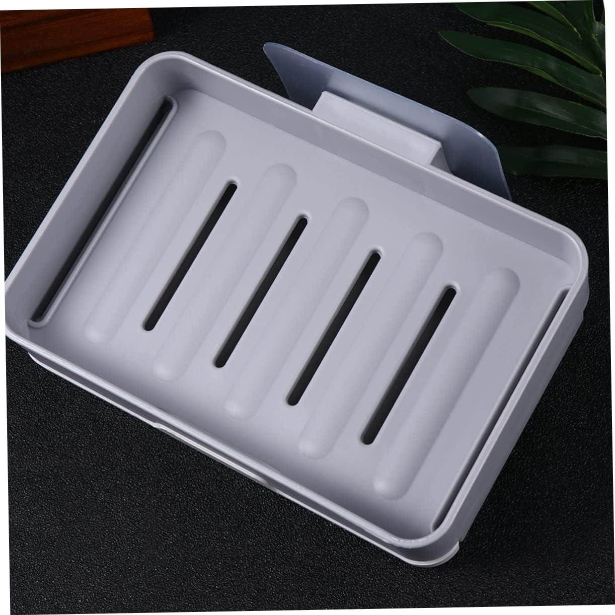 Hoement Wall-Mounted Soap Dish for Bathroom Kitchen